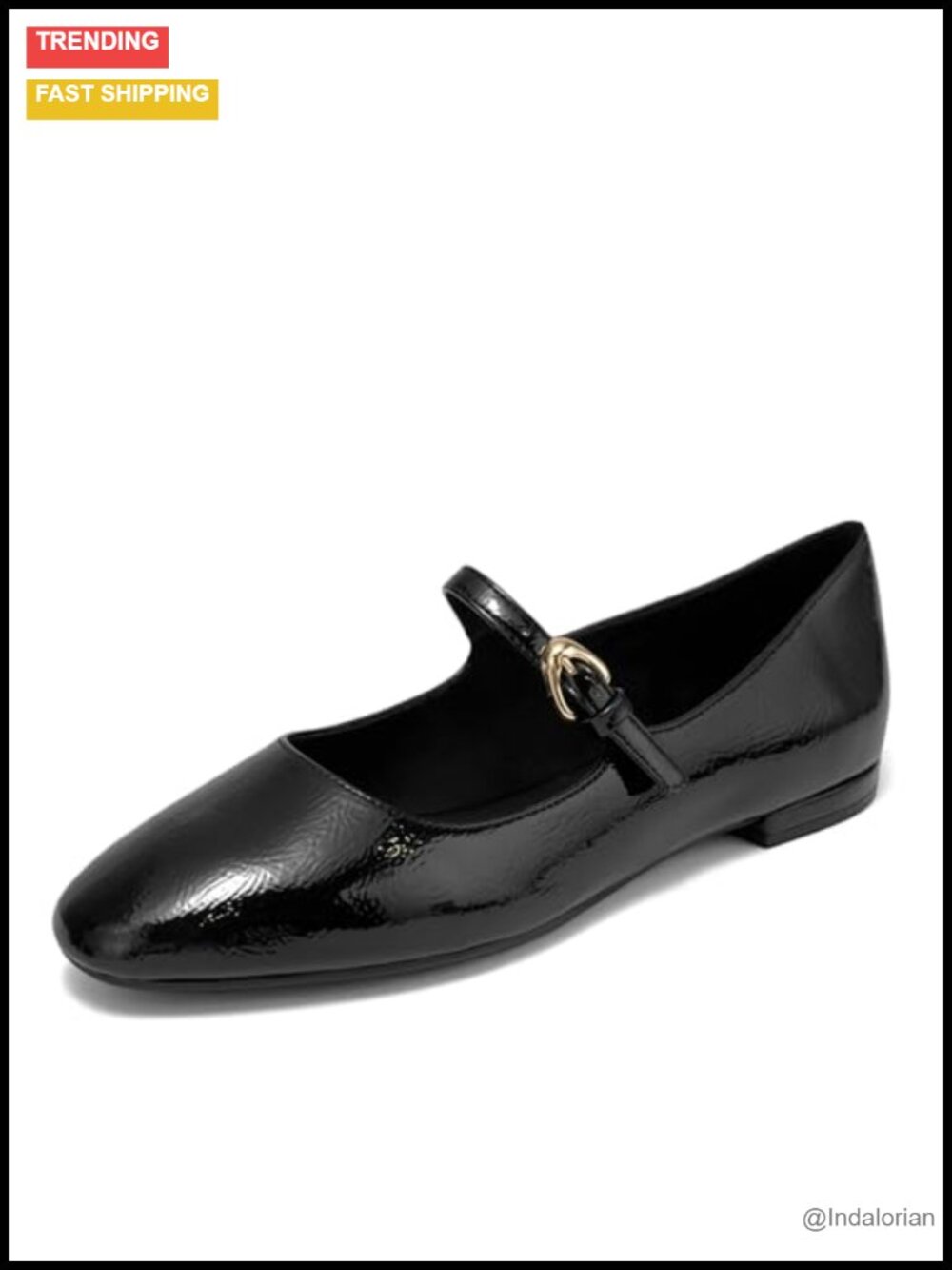 Aerosoles Annette Flats Slip-On Buckle Almond Toe OrthoLite Comfort Casual